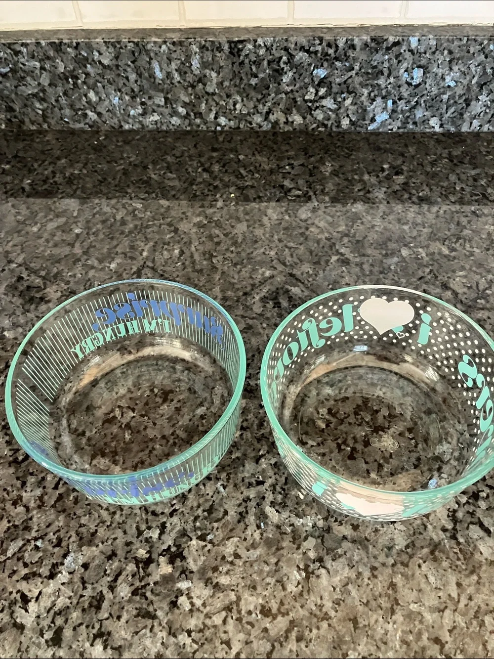 Pyrex clear glass